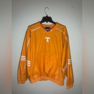 Tennessee Volunteers Vintage Adidas XL Vols Orange Pullover Jacket Windbreaker